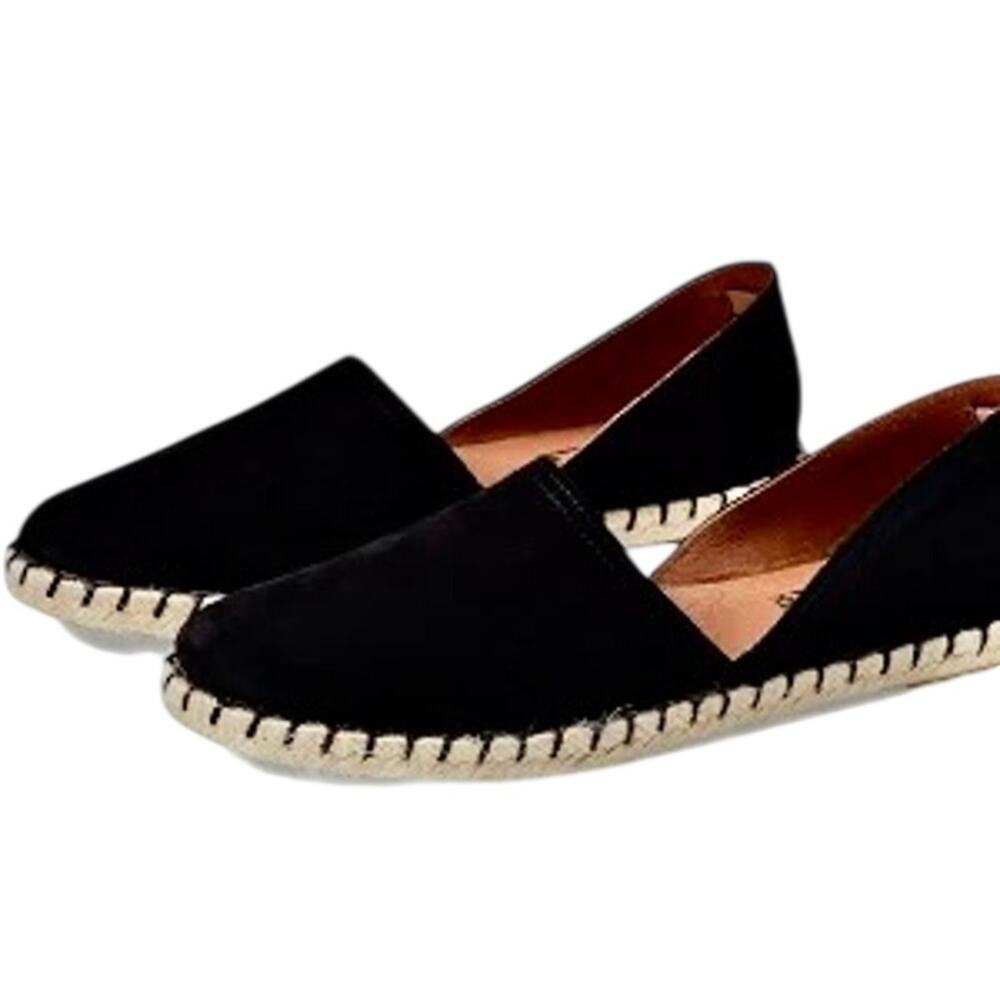 Miz Mooz Carmena Suede Leather D'Orsay Espadrilles Flats Preppy Coastal 9